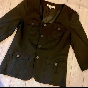 NY & Co 3/4 Sleeve Black Blazer size 14
